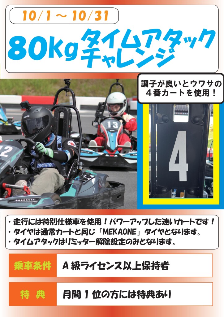 80kg10月