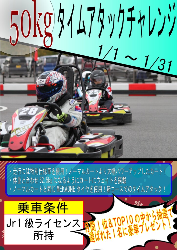 1月50kg修正